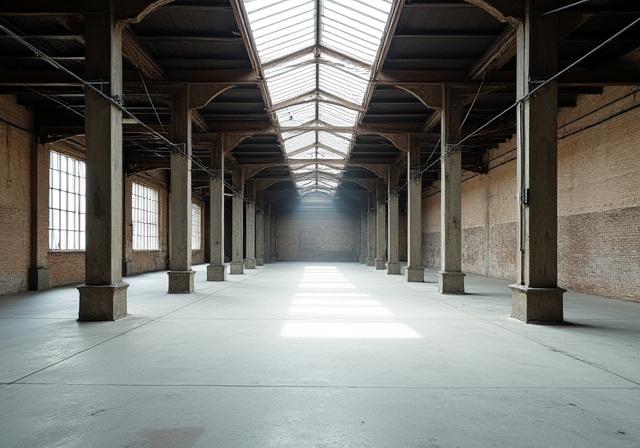 Vaste plateau brut à aménager, ancienne imprimerie à Oberkampf